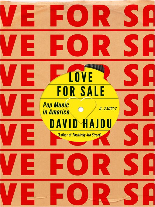 Title details for Love for Sale by David Hajdu - Wait list